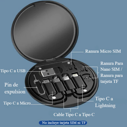 Dispositivo Digital 4 en 1 con Adaptadores y Herramientas para SIM