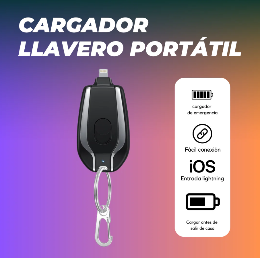 Llavero Cargador Turbo Max® - TURBO CARGA + ENVIO GRATUITO