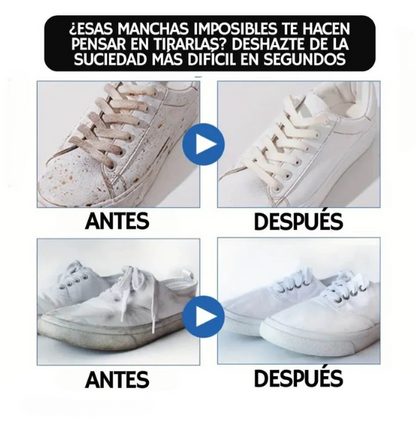 Crema Limpiadora de Zapatillas Blancas