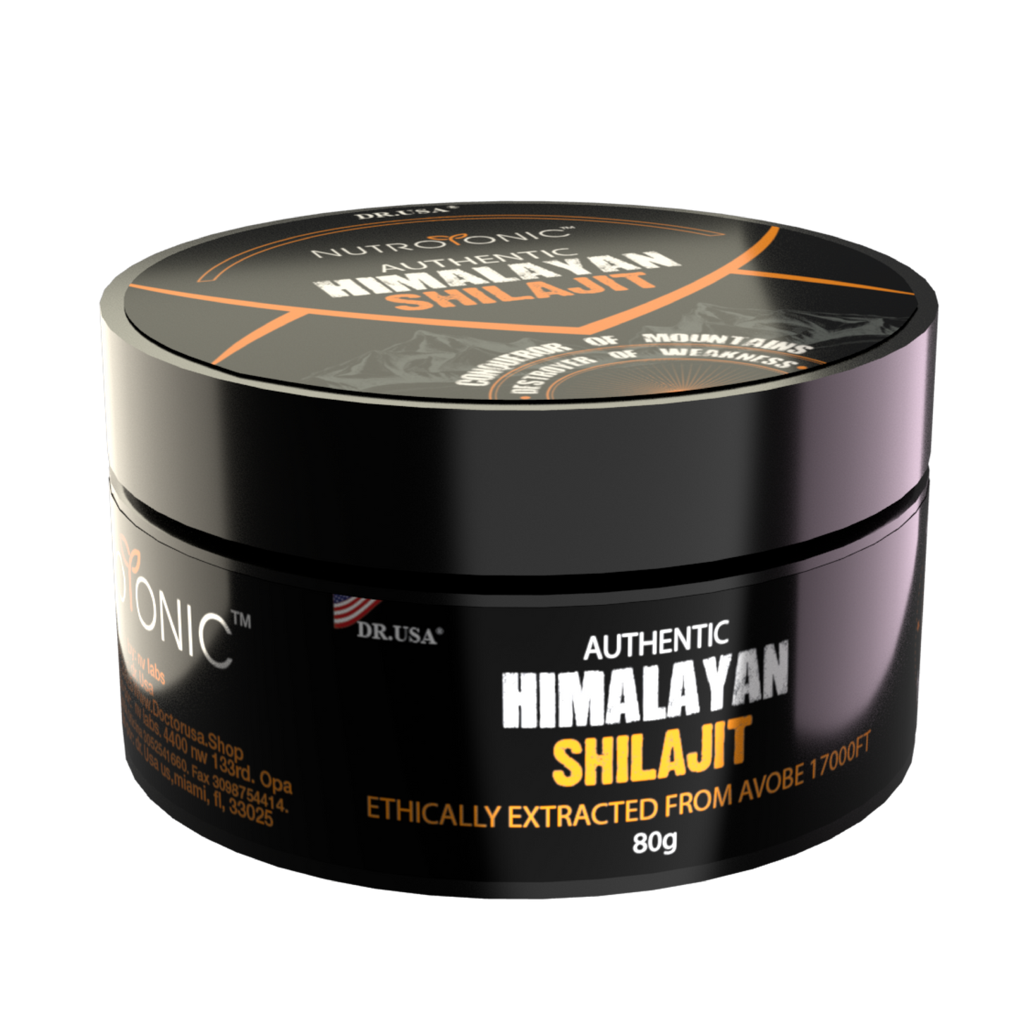 Shilajit Orgánica Pura Del Himalaya De 80g + Envio Gratis