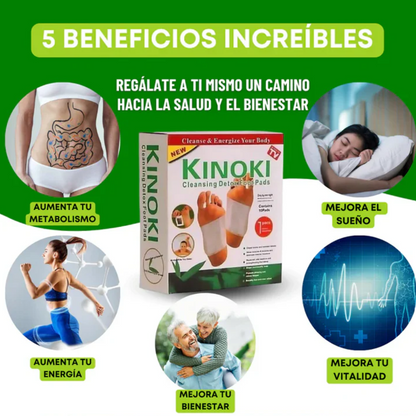 3X1 en Parches Desintoxicantes KINOKI™ - DETOX (30 PARCHES)