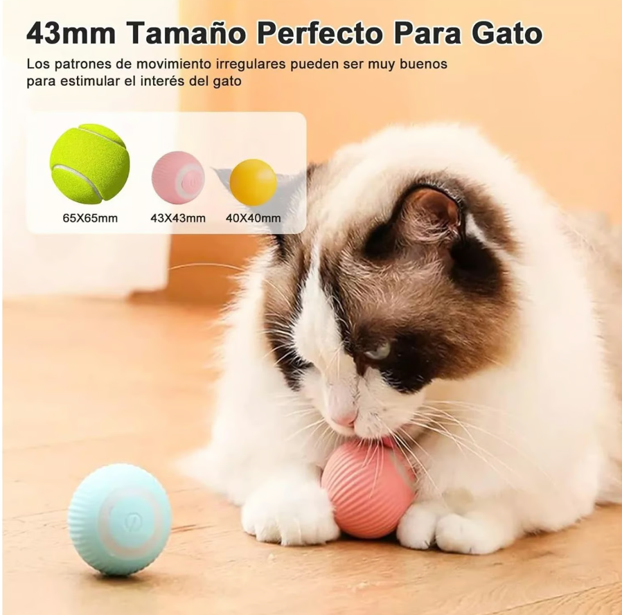 Pelota de Juguete Inteligente Recargable para Mascotas