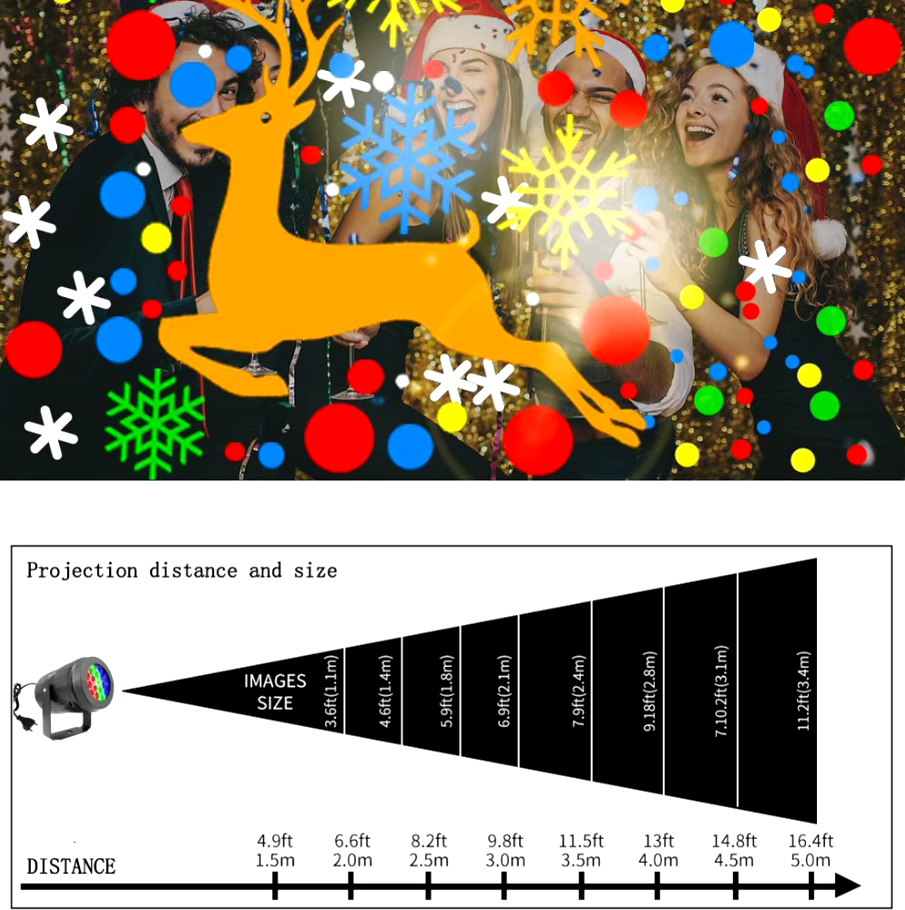 Proyector Led Navideño XmasShine Pro™