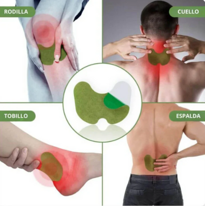 🌿 Parches Naturales para Dolor de Rodilla Wellnee (Pack de 20 y 40 parches) 🚚✨